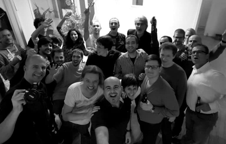Das Arcmedia-Team in Madrid