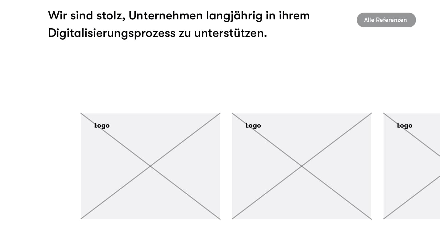 Wireframes sind das Skelett der Webseite und definieren die Benutzerführung.