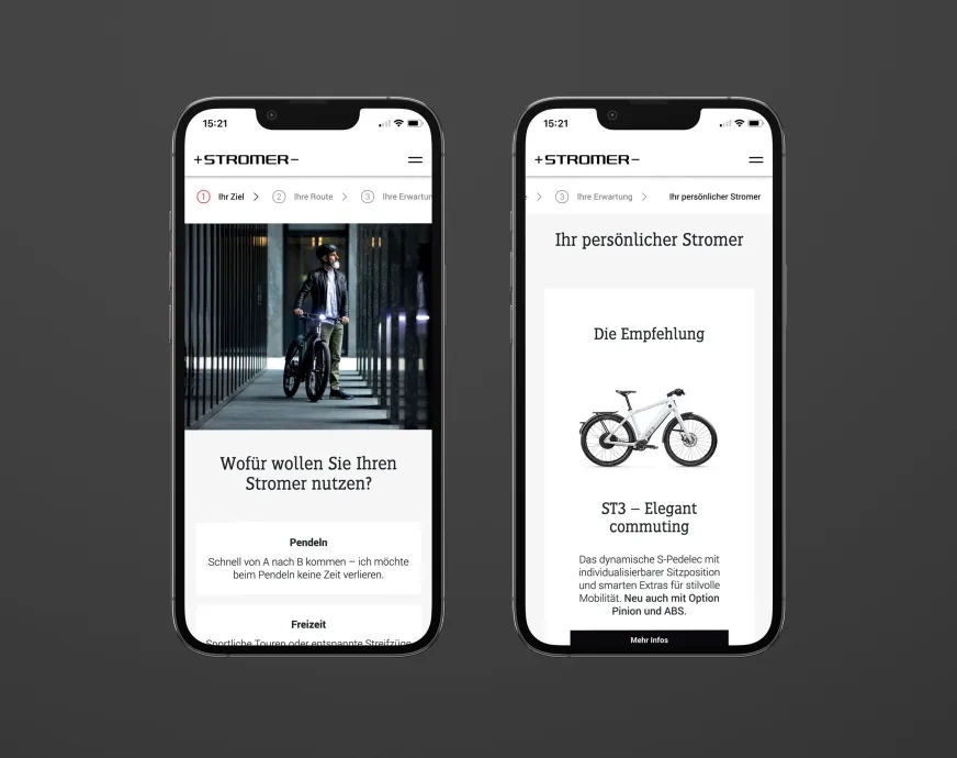 Stromer Mockup iPhone