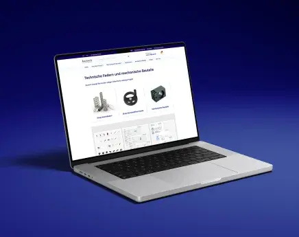 Mockup der Durovis Webseite